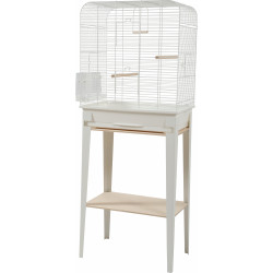 Cage et meuble Chic Loft L blanc - ZOLUX 