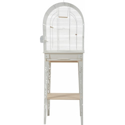 Cage et meuble Chic Patio M blanc - ZOLUX 