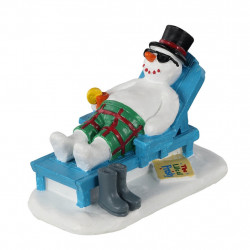 RELAXING SNOWMAN - LEMAX 