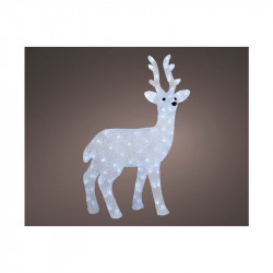 Cerf debout lumineux 77cm -...