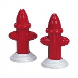 METAL FIRE HYDRANT SET OF 2...