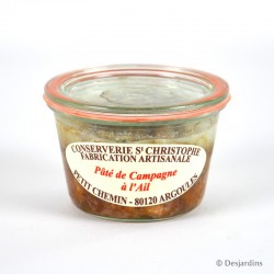 Pâté de campagne à l'ail - 270g