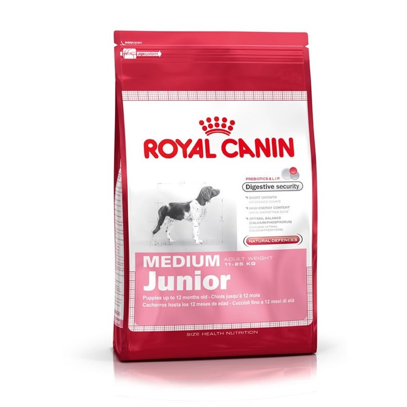 Croquettes Royal Canin pour chiots de taille moyenne - 15kg