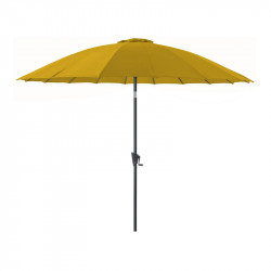 Parasol Marinello rond pagode Ø3 m curry - Desjardins