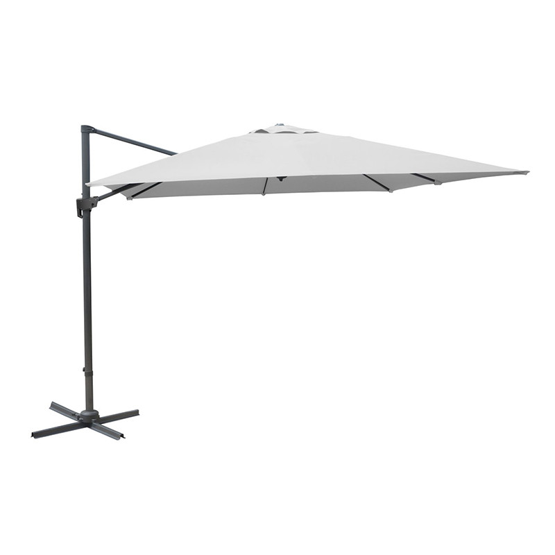 Parasol déporté Marinello 3x3 m blanc - Desjardins Parasol déporté Marinello 3x3 m blanc - Desjardins