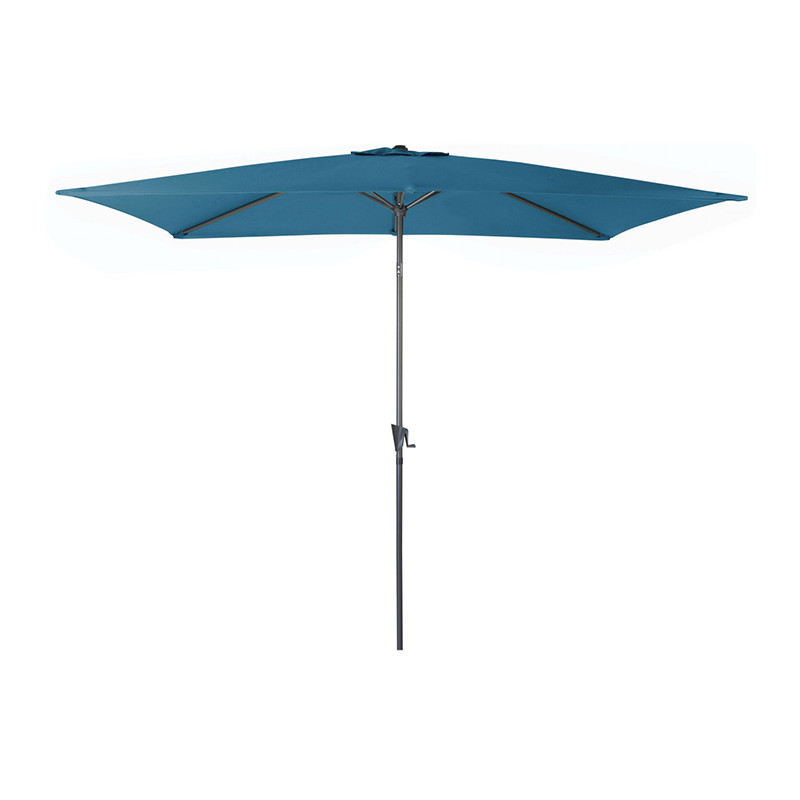 Parasol Marinello rectangle 3x2 m bleu - Desjardins