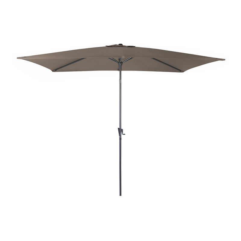 Parasol Marinello rectangle 3x2 m taupe - DESJARDINS