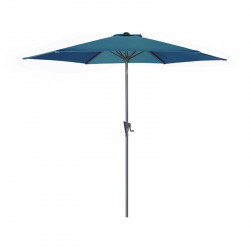 Parasol Marinello rond hexa Ø3 m bleu - Desjardins