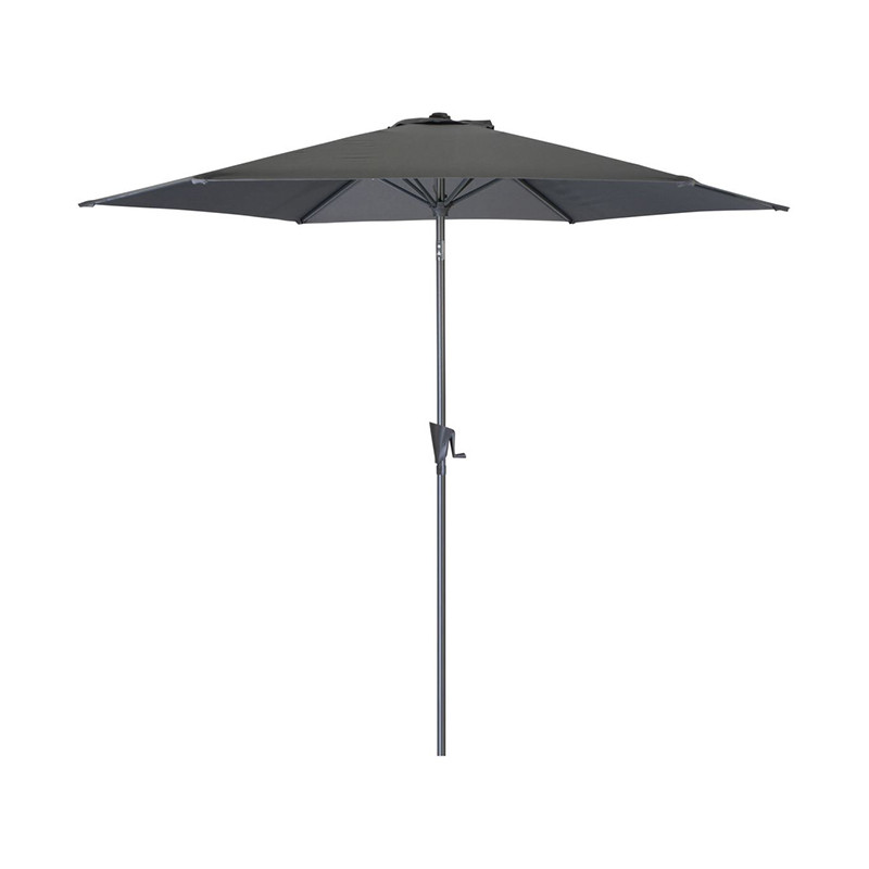 Parasol Marinello rond hexa Ø3 m gris - Desjardins