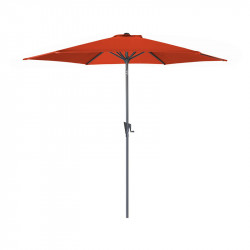 Parasol Marinello rond hexa Ø3 m paprika - Desjardins