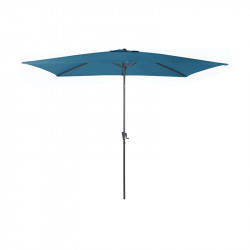 Parasol Marinello carré 2,5x2,5 m bleu - Desjardins
