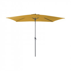 Parasol Marinello carré 2,5x2,5 m curry - Desjardins