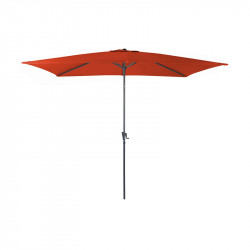 Parasol Marinello carré 2,5x2,5 m paprika - Desjardins