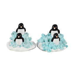 CANDY PENGUIN COLONY SET OF 2 - LEMAX