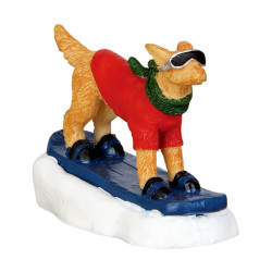 SNOWBOARDING DOG - LEMAX