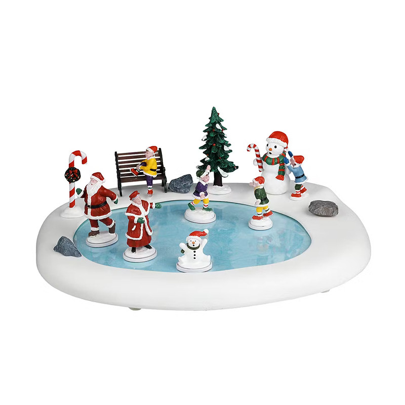 NORTHERN LIGHTS SKATING POND - LEMAX NORTHERN LIGHTS SKATING POND - LEMAX