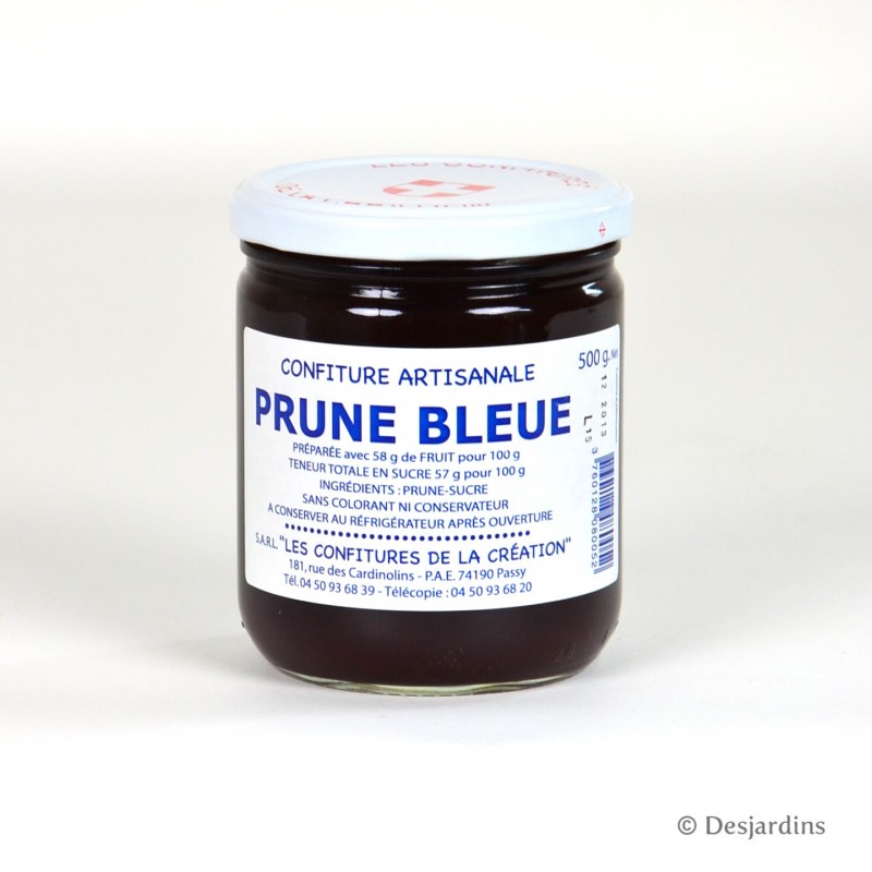 Confiture de prune bleue - 500g