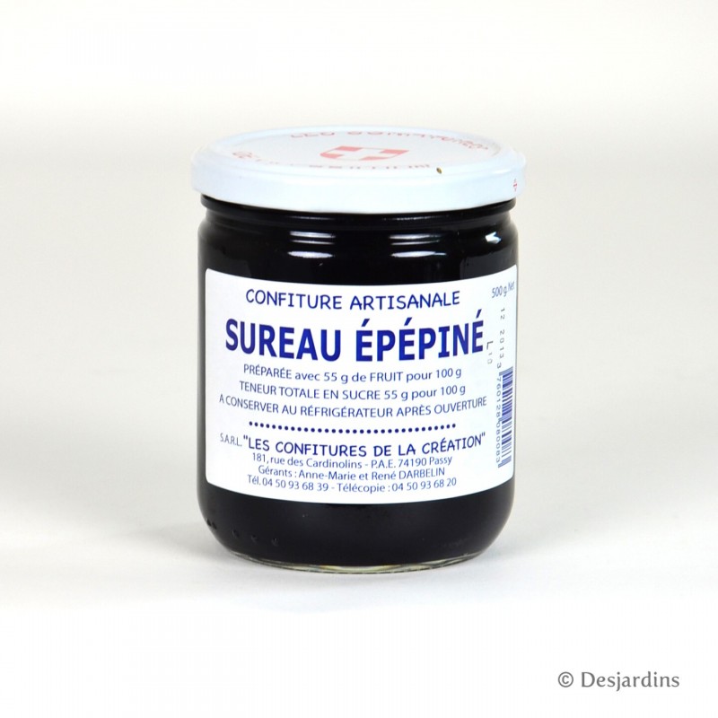 Confiture de sureau épépiné - 500g