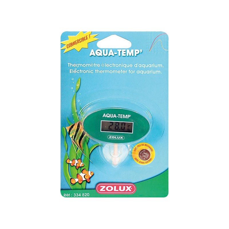 Thermomètre digital externe pour aquarium - Petits Compagnons