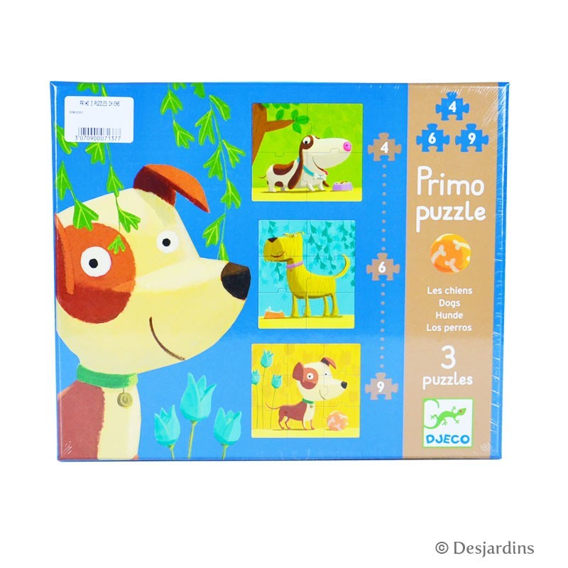 3 primo puzzles "chiens" 3 primo puzzles "chiens"