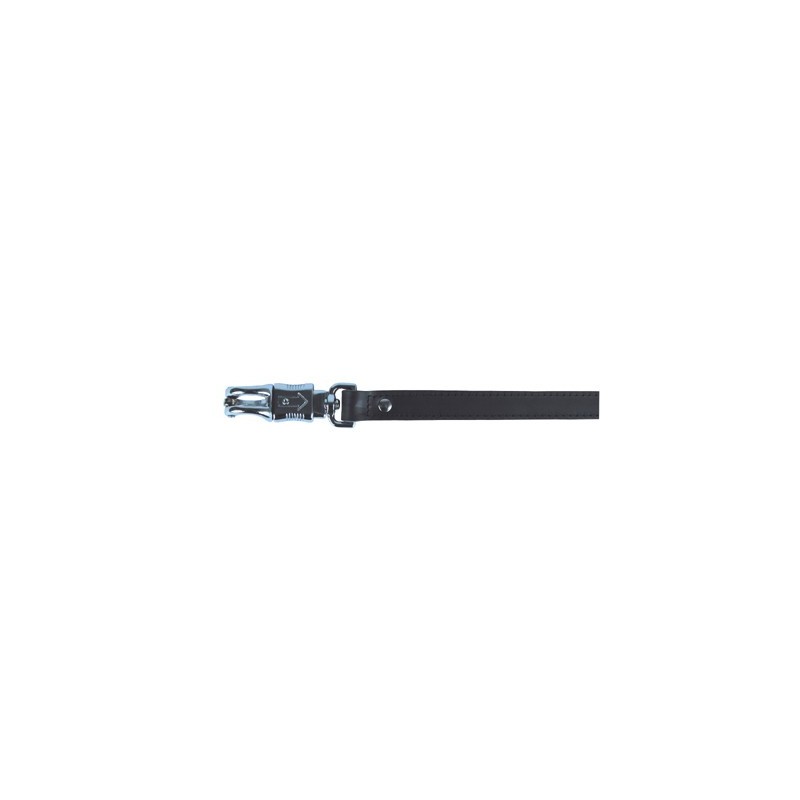 LAISSE CUIR PANIQUE 120CM NOIR LAISSE CUIR PANIQUE 120CM NOIR