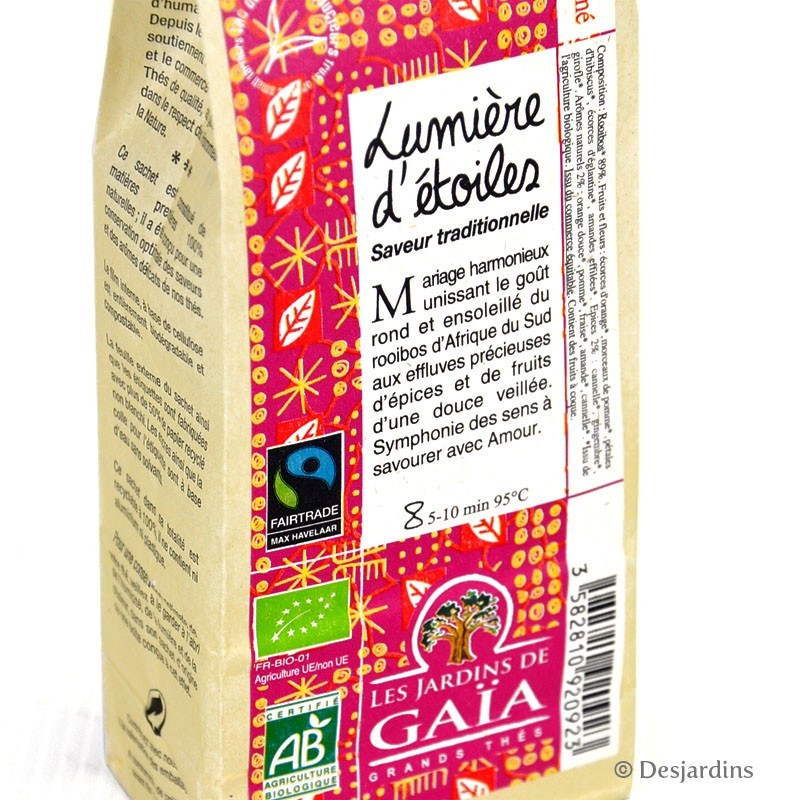 Rooibos bio - Lumière d'étoiles - 100g Rooibos bio - Lumière d'étoiles - 100g