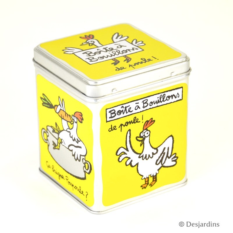 Boîte à cubes Poupoule - DLP - jaune Boîte à cubes Poupoule - DLP - jaune