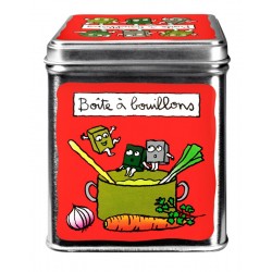 Boîte à cubes Bouillons - DLP - rouge