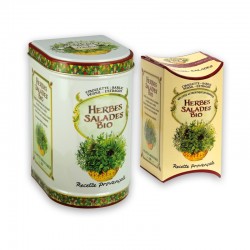 Boîte en métal - mélange à salade - 4 herbes