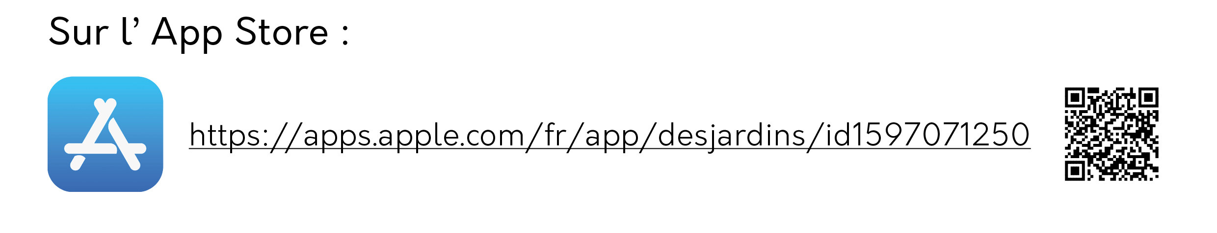 Application Desjardins App Store